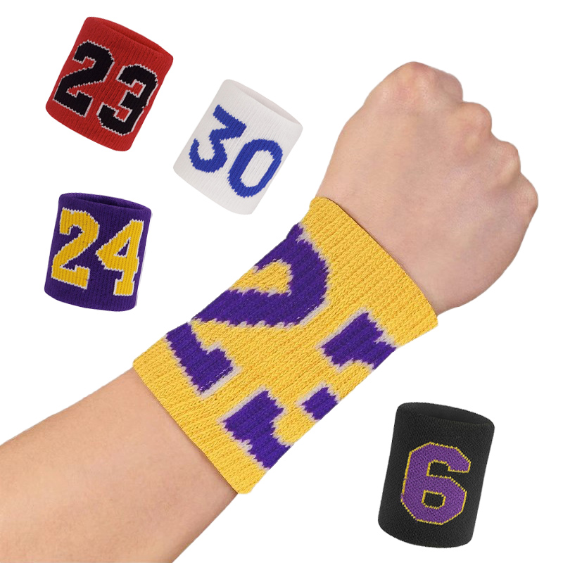 Wristband Pair Sweat - 1 قطعة كرة السلة اللياقة البدنية