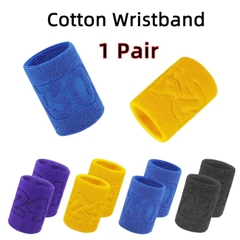 Wristband Pair Sweat - سوار معصم قطن مرن للرجال والأطفال