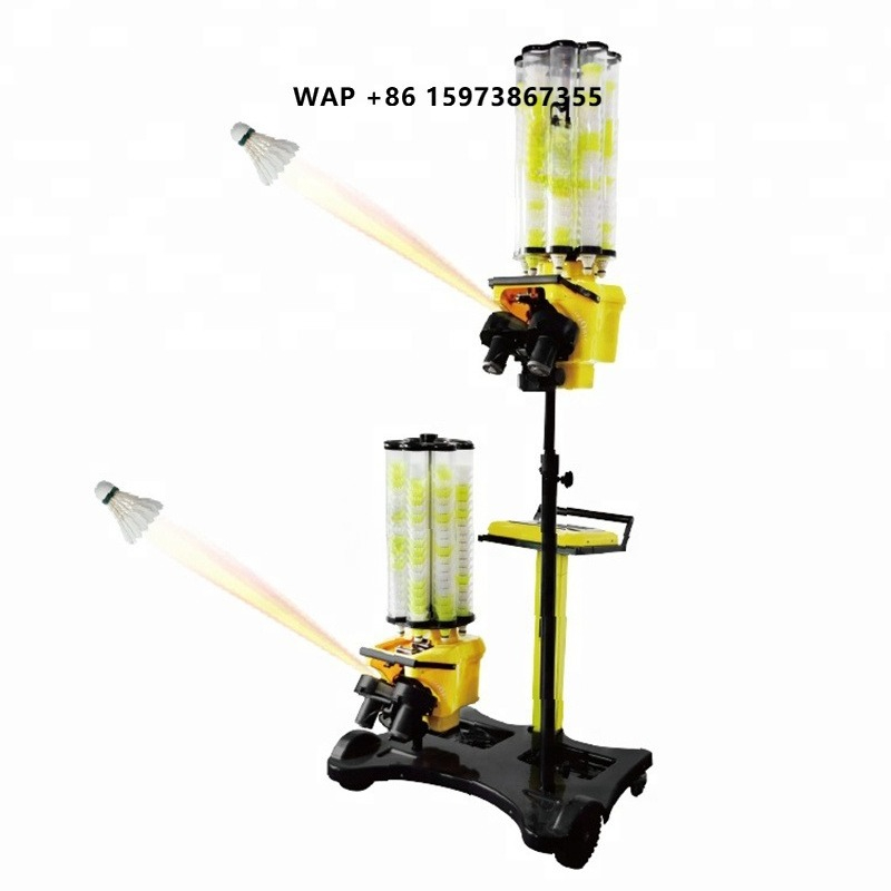آلة إسقاط كرات الريشة S8025 من - مراجعة Feeder Machine Badminton وسعره