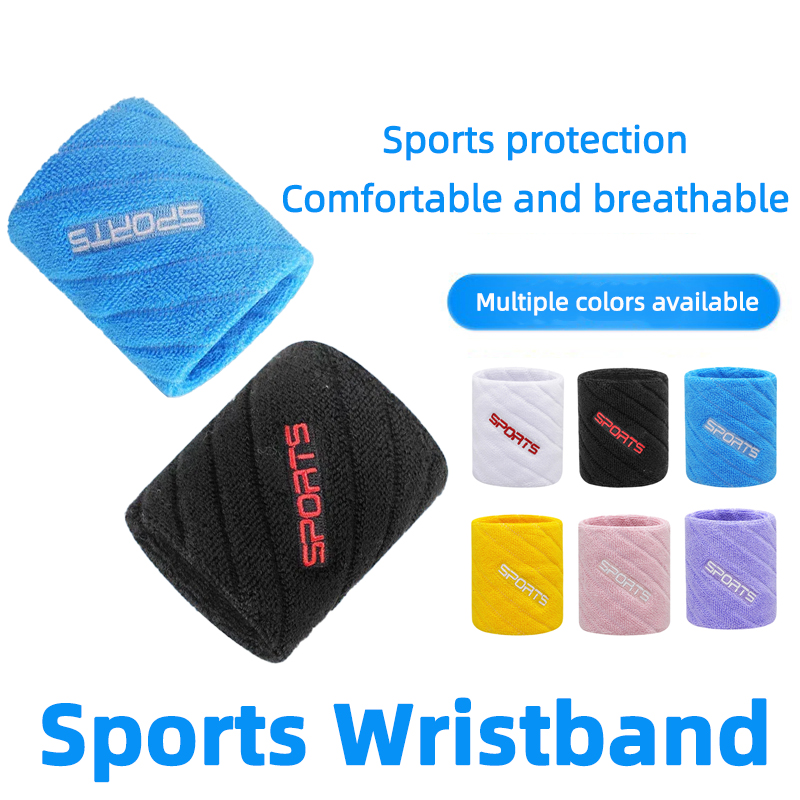 1 Pairs القطن مطاطا معصمه دعم  - مراجعة Wristband Pair Sweat وسعره