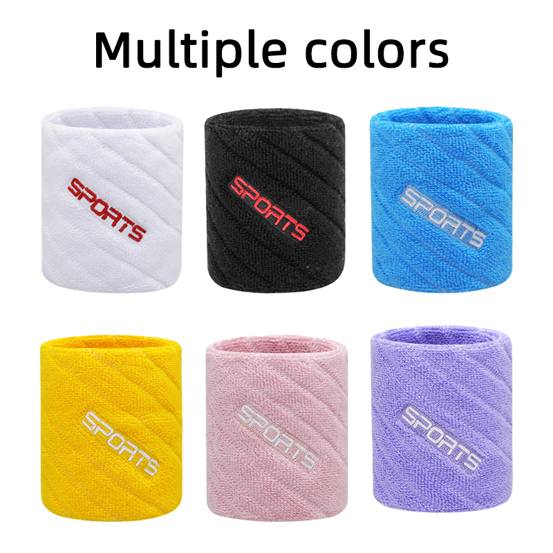 1 Pairs القطن مطاطا معصمه دعم  - مراجعة Wristband Pair Sweat وسعره
