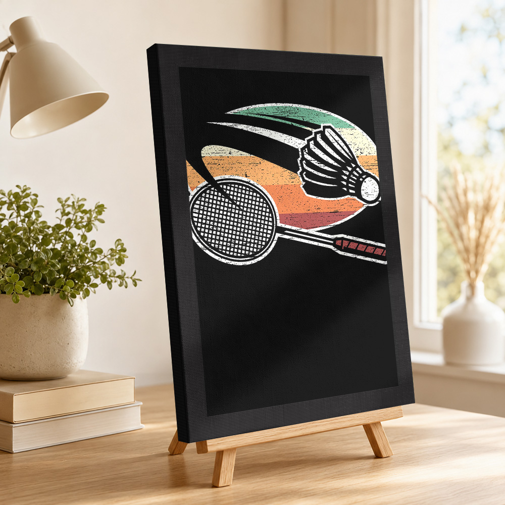 لوحة قماشية لرياضة الريشة الطا - مراجعة Badminton Photo وسعره
