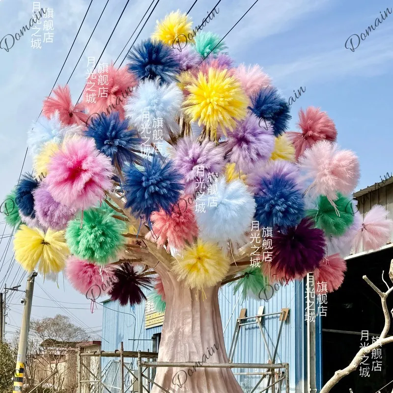 أشجار اصطناعية مزينة بالقصب وك - مراجعة Badminton Photo وسعره