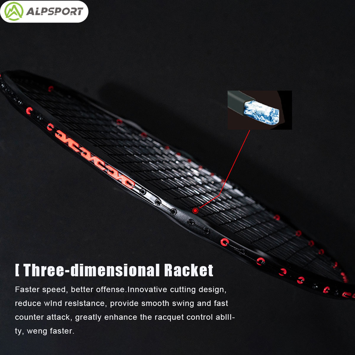 ألبسبورت MH-V5 5U 75 جرام تموج - مراجعة Badminton Bwf وسعره