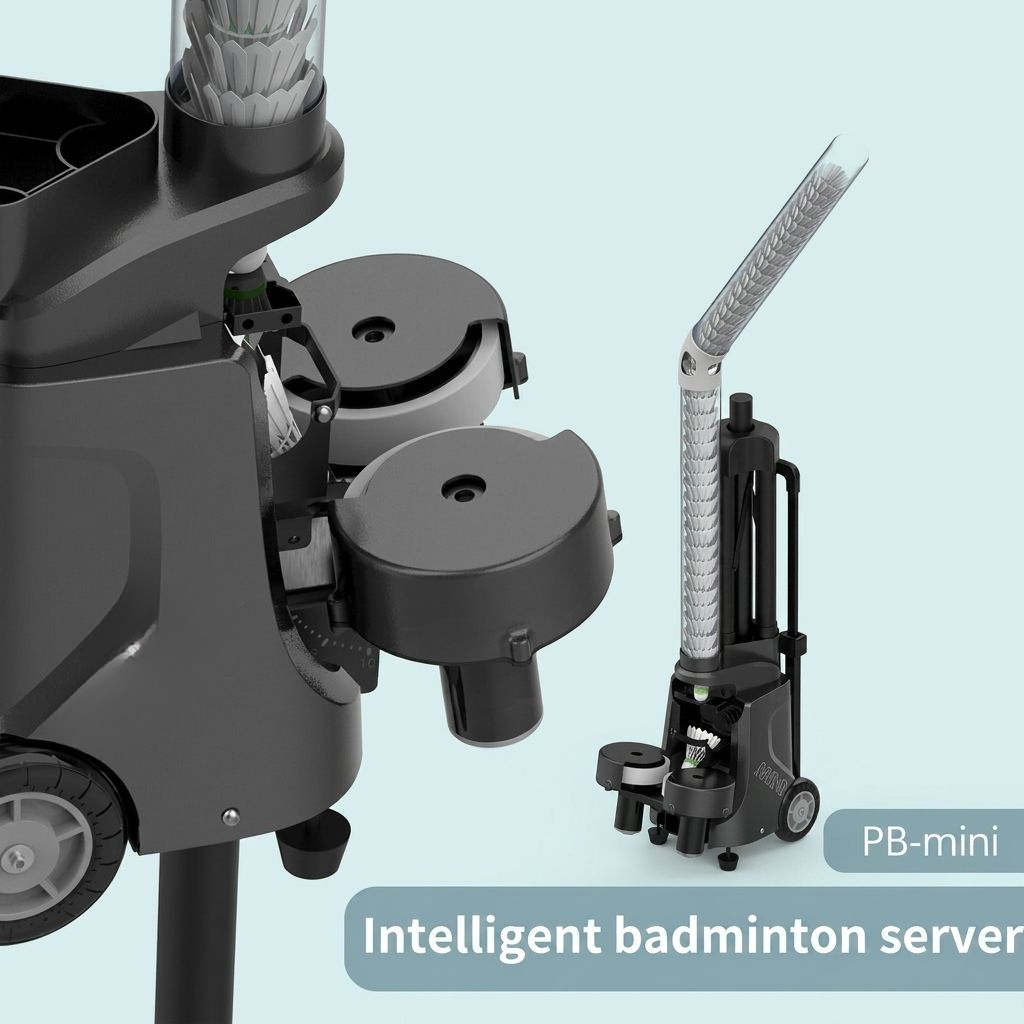 جهاز إرسال كرات الريشة الطائرة - مراجعة Feeder Machine Badminton وسعره