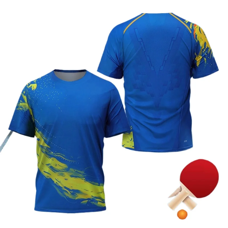 قميص رياضي للرجال بتصميم تنس ا - مراجعة Badminton Aesthetic وسعره