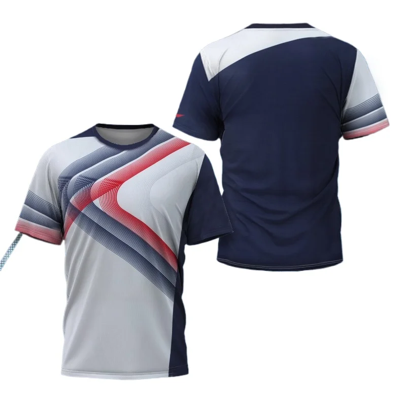 قميص رياضي للرجال بتصميم تنس ا - مراجعة Badminton Aesthetic وسعره